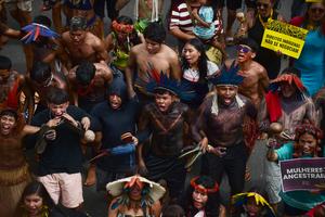 BRASIL-BRASILIA-CAMPAMENTO TIERRA LIBRE