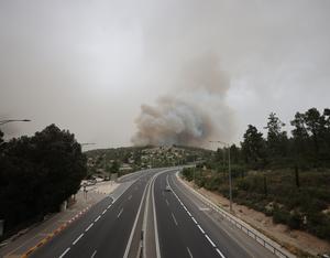 MEDIO ORIENTE-JERUSALEN-INCENDIOS FORESTALES