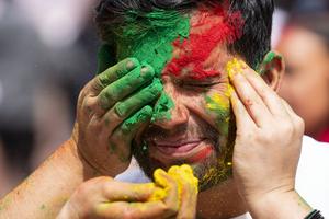 NEPAL-FESTIVAL HOLI-CELEBRACION