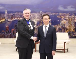 CHINA-BEIJING-HAN ZHENG-LONDRES-LORD ALCALDE-REUNION