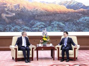 CHINA-BEIJING-HAN ZHENG-ROYAL PHILIPS-DIRECTOR EJECUTIVO-REUNION