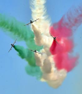 ITALIA-RIVOLTO-ESPECTACULO AEREO-FRECCE TRICOLORI