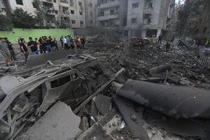 LIBANO-BEIRUT-ISRAEL-ATAQUES AEREOS