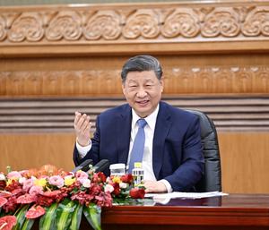 CHINA-BEIJING-XI JINPING-COMUNIDAD EMPRESARIAL INTERNACIONAL-REPRESENTANTES-REUNION