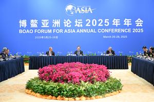 CHINA-HAINAN-BOAO-DING XUEXIANG-LIDERES EMPRESARIALES-REUNION