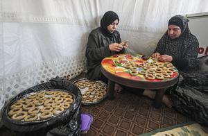 MEDIO ORIENTE-GAZA-JABALIA-COMIDA TRADICIONAL