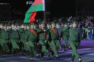 BIELORRUSIA-MINSK-DIA DE LA VICTORIA-DESFILE MILITAR-ENSAYO