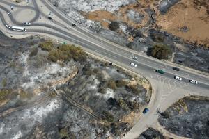 MEDIO ORIENTE-JERUSALEN-SECUELAS DE LOS INCENDIOS FORESTALES