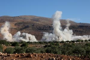 SIRIA-MONTE HERMON-TROPAS ISRAELIES-MANIOBRAS