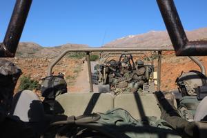 SIRIA-MONTE HERMON-TROPAS ISRAELIES-MANIOBRAS