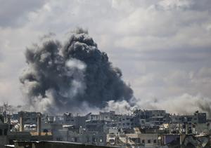 MEDIO ORIENTE-CIUDAD DE GAZA-ISRAEL-ATAQUES AEREOS