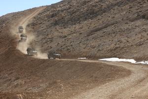 SIRIA-MONTE HERMON-TROPAS ISRAELIES-MANIOBRAS