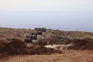 SIRIA-MONTE HERMON-TROPAS ISRAELIES-MANIOBRAS