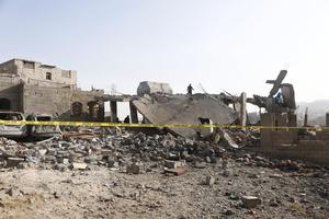 YEMEN-SANA-ATAQUES AEREOS-SECUELAS