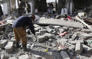 YEMEN-SANA-ATAQUES AEREOS-SECUELAS