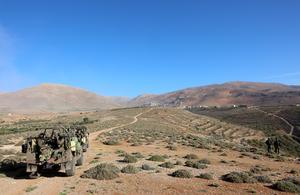 SIRIA-MONTE HERMON-TROPAS ISRAELIES-MANIOBRAS
