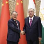 TAYIKISTAN-DUSAMBE-CHINA-LI QIANG-PRESIDENTE TAYIKO-REUNION (1/2)